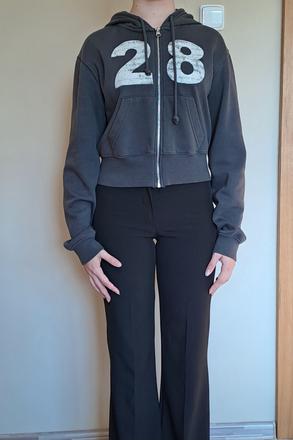 Bershka streetwear bavlnená mikina s kapucňou, bershka,m