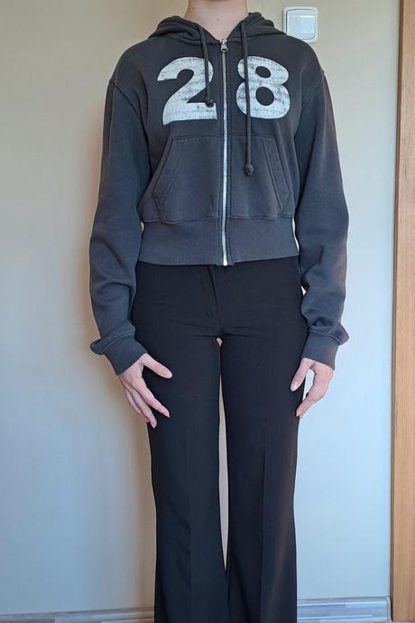 Bershka streetwear bavlnená mikina s kapucňou, bershka,m