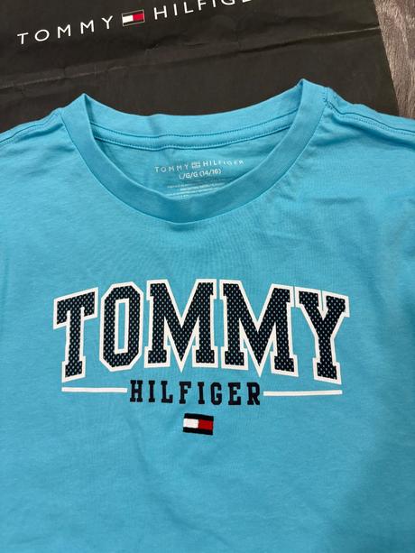 Tommy hilfiger chlapcenske tričko na 14/16 rokov, tommy hilfiger,164