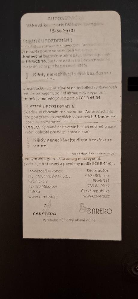 Isofix podsedák puma 15-36 kg pre väčšie deti, 