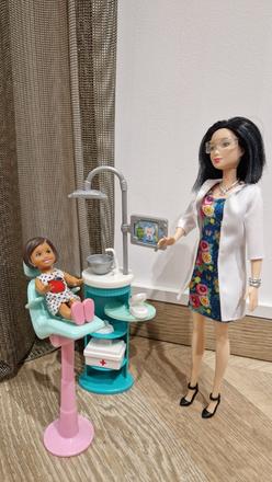 Mattel barbie - povolania zubárka, 