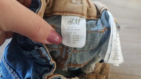 Rifle, nohavice, h&m,74