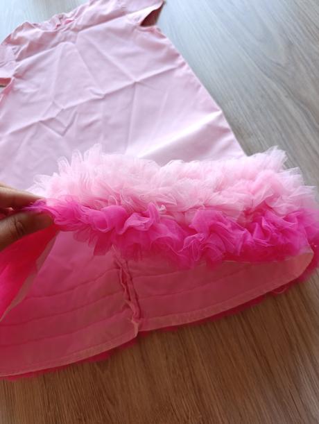 Dievčenské ružové šaty, 128