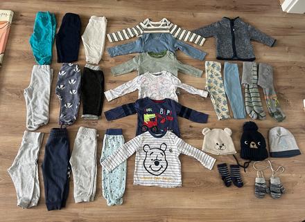 Balík oblečenia 9-12 mesiacov, 68–80