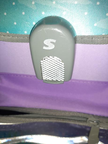 Školská anatomická taška stil coral set+kufrík, 