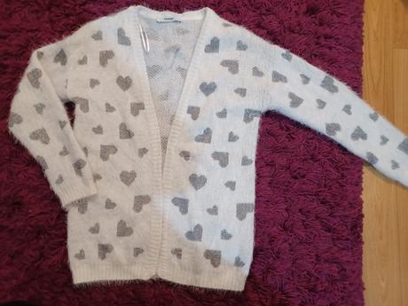 Kardigan so srdiečkami 128/134, george,134