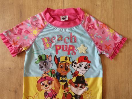 Plavkové kúpacie tričko paw do vody s uv 110/116, nickelodeon,110