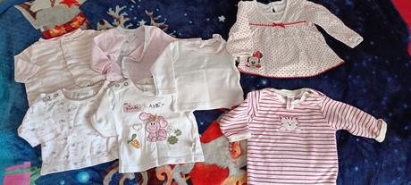 Balík oblečenia dievčatko veľkosť 0-3 mesiace, 50–62