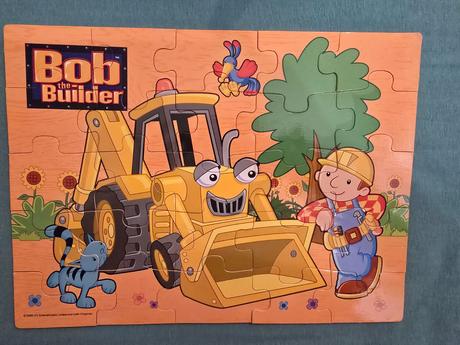 Drevené puzzle bob staviteľ, 