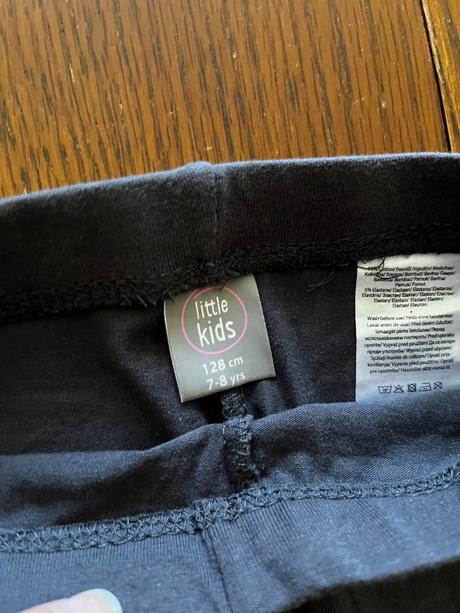 Jednofarebné legínky - dvojbalenie, kids,128