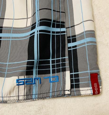 Tenká šušťáková kockovaná sukňa zn. sam73, sam73,l / m