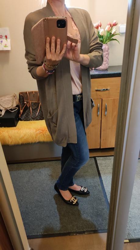 Dámsky sveter kartigan, h&m,l