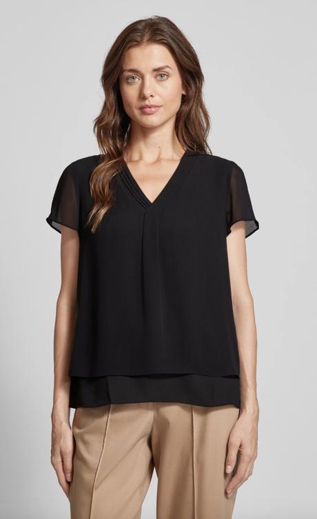 S.oliver čierna blúzka vel.xs-s, s.oliver,36