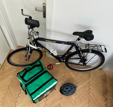Bicykel pre kuriéra bolt,wolt alebo bistro, 26