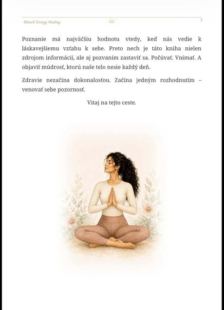 E-book fascie - osobný denník, rituály, cvičenia..,
