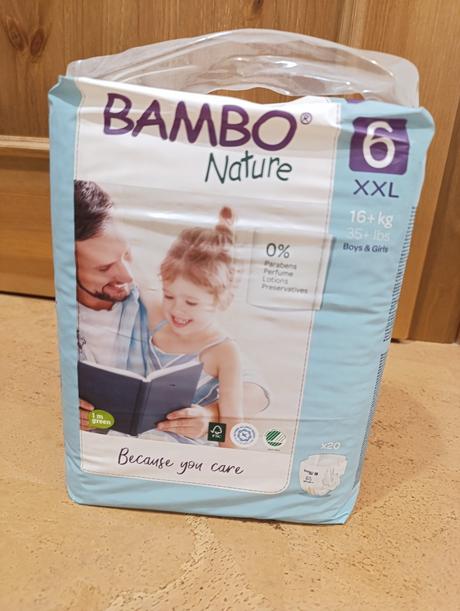 Plienky bambo, bambo,11 kg - 25 kg