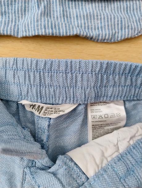 Ľanová košela, h&m,98