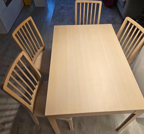 Ikea stol a stolicky, 