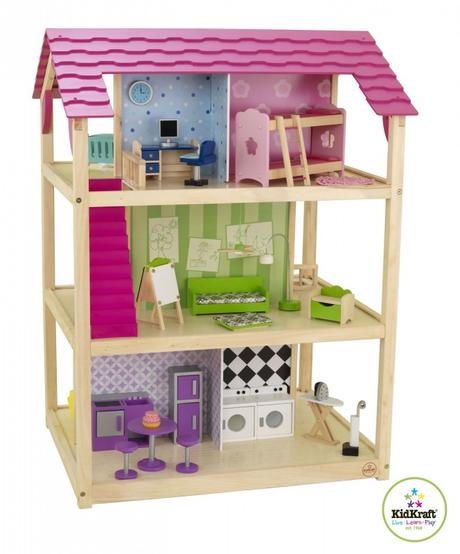 Domček pre bábiky so chic, 