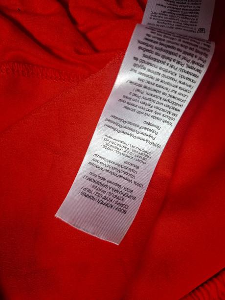 Elegantná červená blúzka, orsay,s