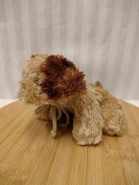 Plyšový hnedý pes, 17 cm, 