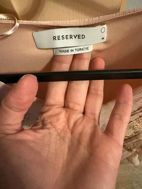 Pudrove ruzove saty, reserved,m