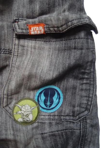 Riflové šortky star wars, c&a,134