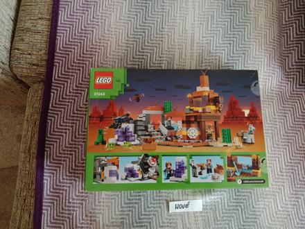Nové lego minecraft-banska šachta v pustatine, 