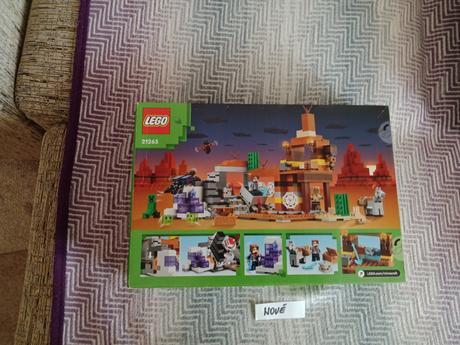 Nové lego minecraft-banska šachta v pustatine, 