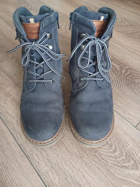 Kožené zateplené čižmy, lasocki,34