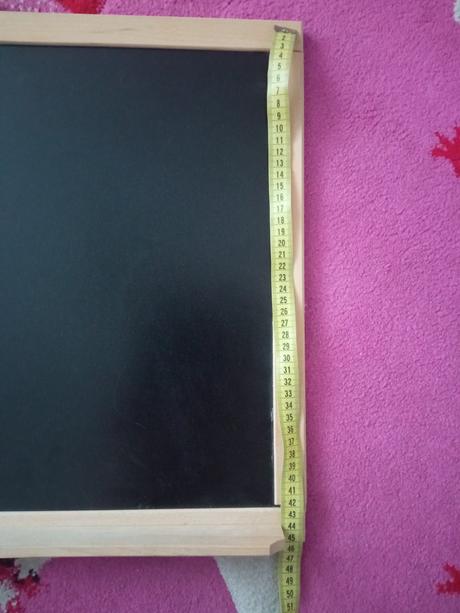 Drevená tabuľa na kriedy,