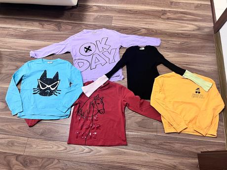 Predám tričká s dlhým rukávom, coccodrillo,146