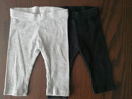 Vrubkovane legíny basic, h&m,68