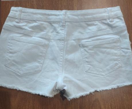 Riflové šortky s krajkou, 152