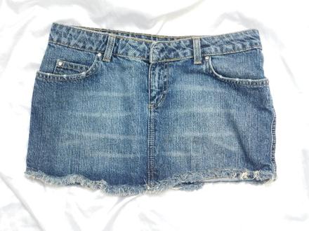 Trendy mini riflova sukna, 36