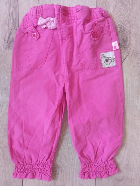 Dievčenské ružové nohavice okay (12 mes.), okay,80