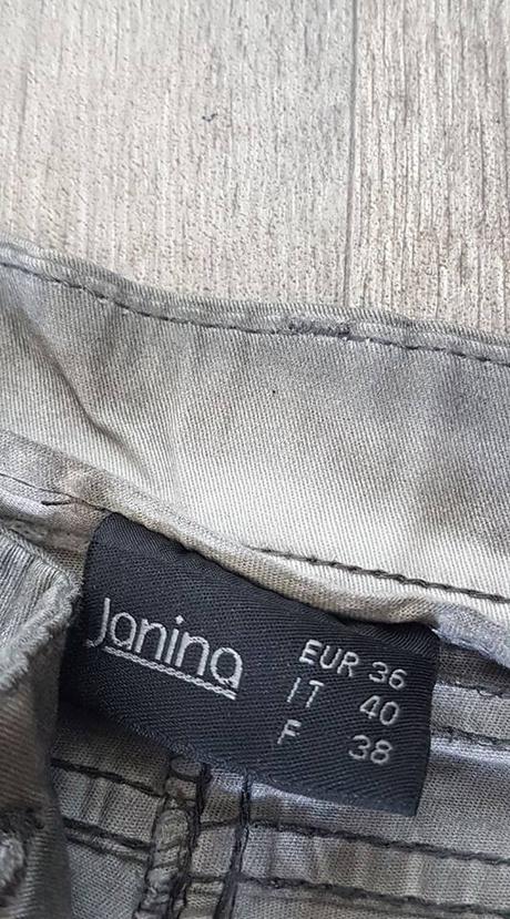 Šedé štýlové nohavice, 36