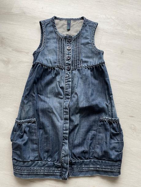 Riflove šaty, benetton,116