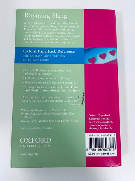 Oxford dictionary of rhyming slang, 