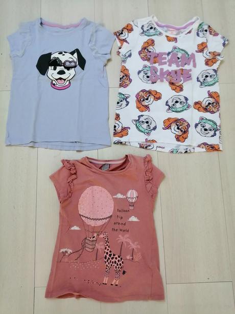 Tričká pre dievčatka 3 ks vel. 134, 134