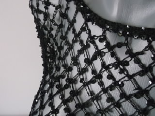 Sieťkovaný svetrík, s