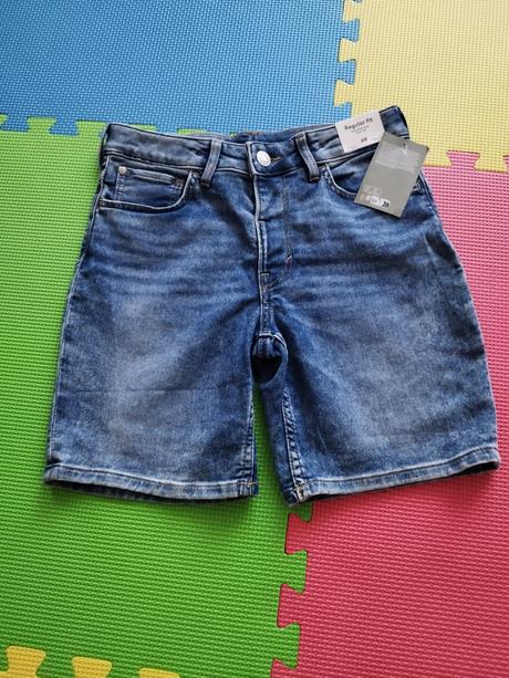 Riflové kraťasy, h&m,152