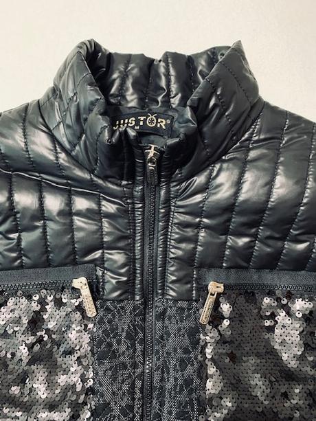 Krásna kombinovaná vetrovka justor, l / m