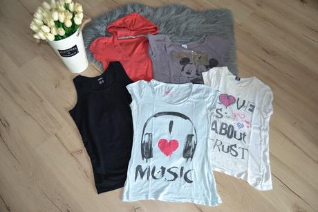 Dámske tričká 5 ks/8e, veľkosť s, s