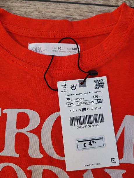 Tričko 140/146, zara,140
