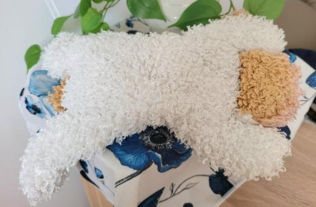 Milý plyšový psík / pudlík (cca 35 cm),