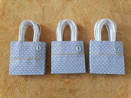 Taštičky - adventný kalendár,