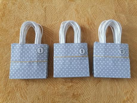 Taštičky - adventný kalendár,