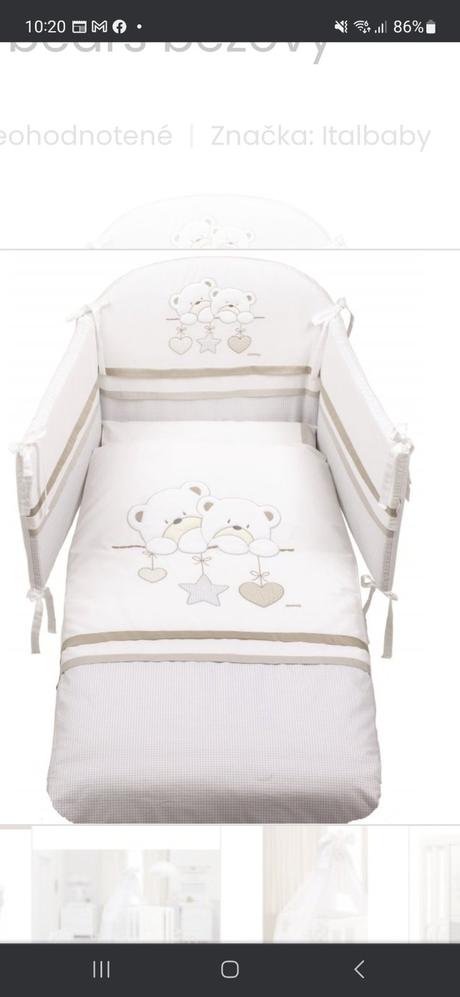 Mantinel italbaby, šírka (cm): 55,dĺžka (cm): 180