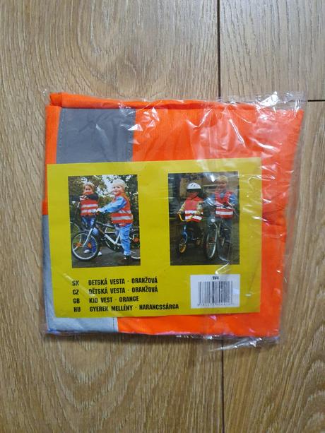 Detská reflexná vesta - lyže snowboard, 